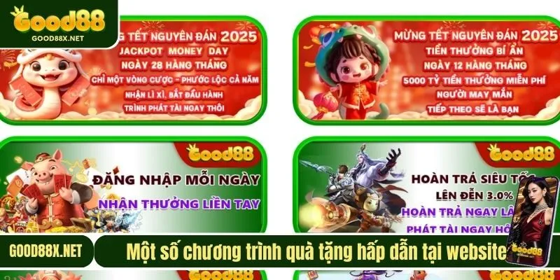 Một số chương trình quà tặng hấp dẫn tại website 