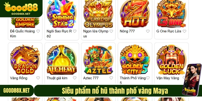 Siêu phẩm nổ hũ thành phố Maya cực hot